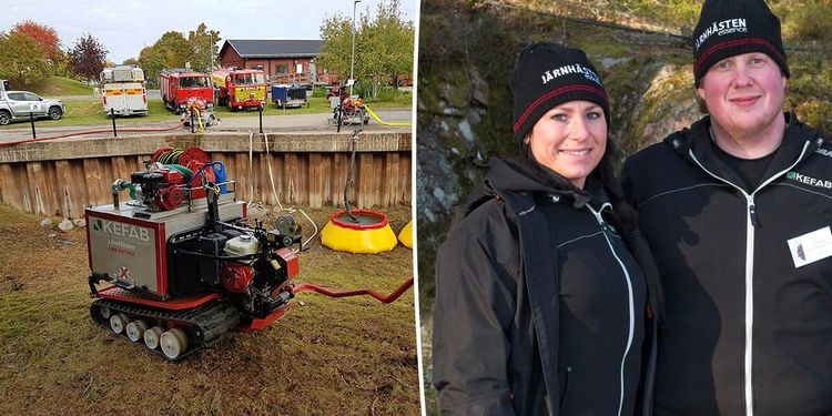 Tank och pump gör Järnhästen till brandfordon