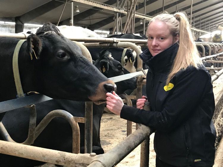 Hon köpte dyraste gården mitt i extremtorkan