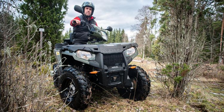 Fyrhjuling med finesser som imponerar