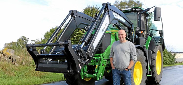 Full rulle med traktor B