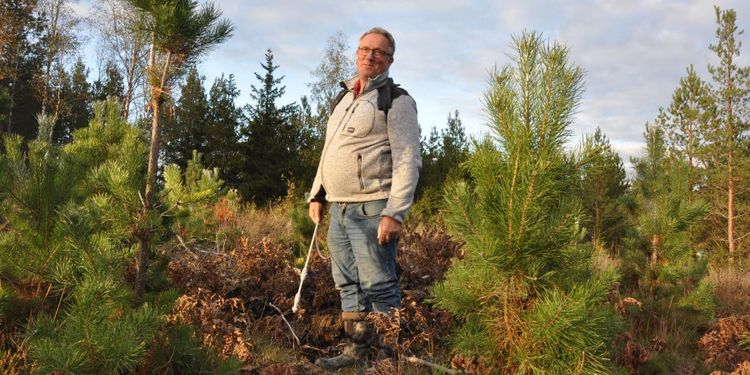 Han viltbehandlar för att rädda sin ungskog
