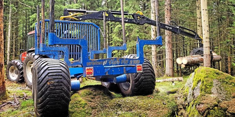 Ersätter stödben med vätskefyllda däck