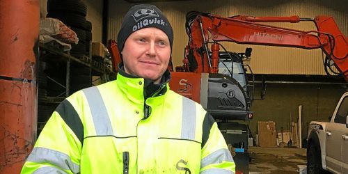 Entreprenör med bultande bondehjärta