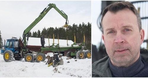 Han testar gränserna med ny maskin