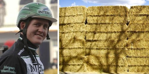 Franska strån löste hans höbrist