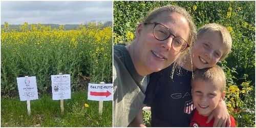 Selfie-ruta skyddar raps och hjälper barn