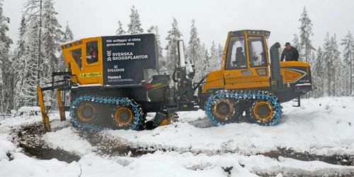 Här är nya maskinen för skogsplantering