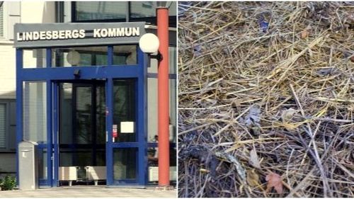 Tvist med kommunen bakom dumpade höbalar
