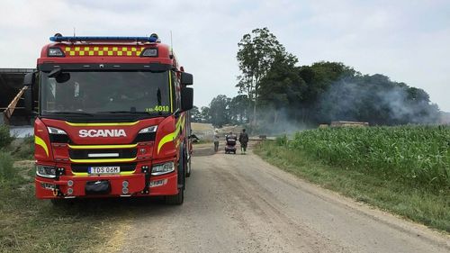 Räddningsarbetet pågår fortsatt utanför Eslöv