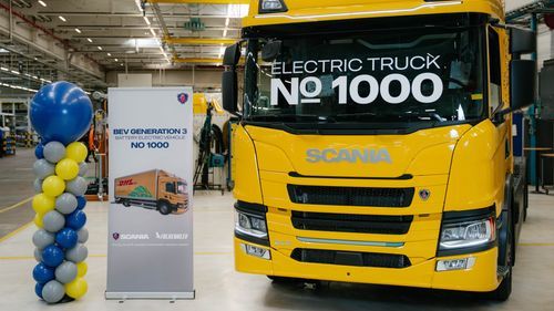 Elektrisk milstolpe för Scania