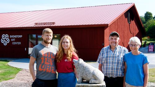 Från grisstall till konsthall