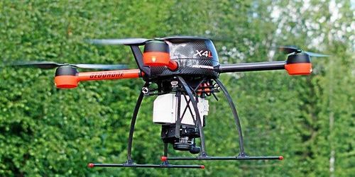 Metsä gör skogsbruksplaner med drönare