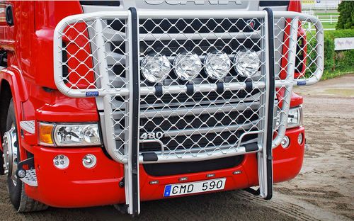 Frontskydden är en av Trux AB:s viktigaste produkter.