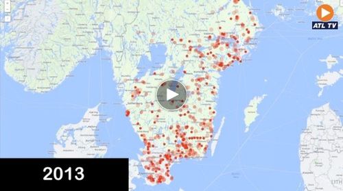 Rörlig grafik: Så har olyckorna ökat