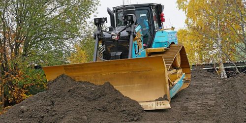 Europapremiär för Cats nya el-schaktare