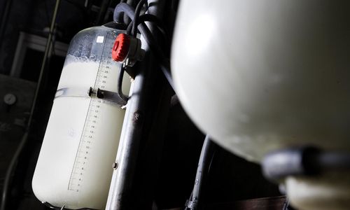 Mjölkprisindex gick nedåt