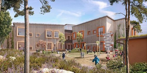 Virke från Södra bygger förskola av trä