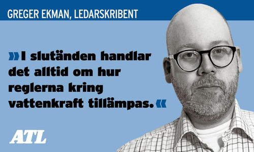 Faran inte över för vattenkraften