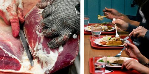 Skolkök dras ofrivilligt in i slakteriskandalen