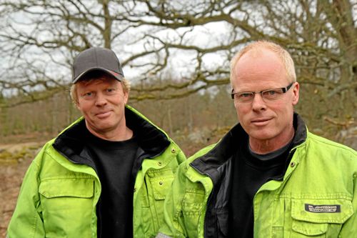 Bertil och Hans Johansson startade flisningen 2010 och ser ljust på framtiden. Men mycket jobb blir det.