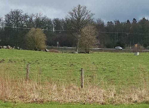 Vill inte att bussen åker på en åker