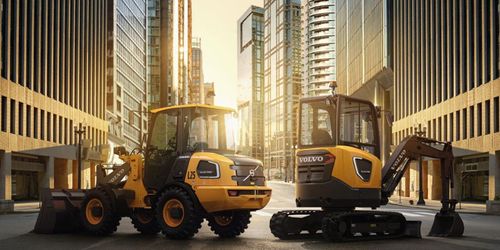 Premiär för Volvos ellastare i Sverige