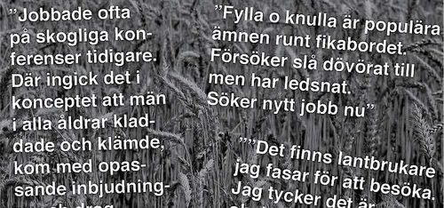 ”Som säljare får jag ofta sexuella anspelningar”