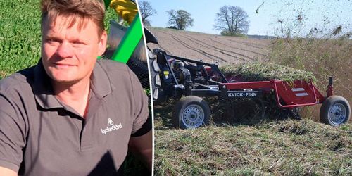 Nöjd med finska kvickrotsknäckaren