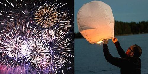 Sveriges bönder vädjar: Strunta i lyktor och raketer