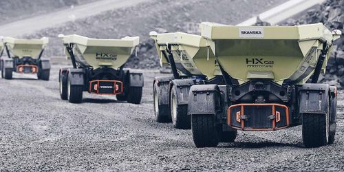 Här börjar Volvo köra fjärrstyrda dumprar