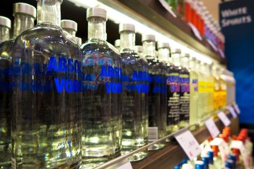 Viker exporten av vodka viker också statistiken för den svenska livsmedelsexporten.