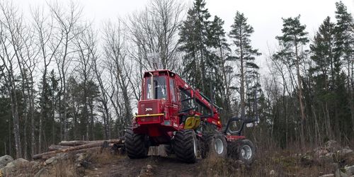 Målgång för självkörande skotare