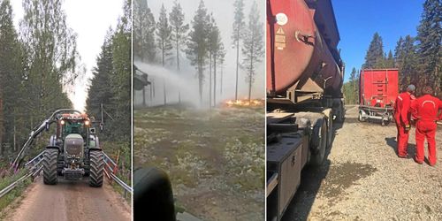 Flera hjältar hjälper till att släcka skogsbränderna