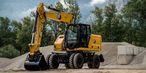 Sex nya grävare från Caterpillar