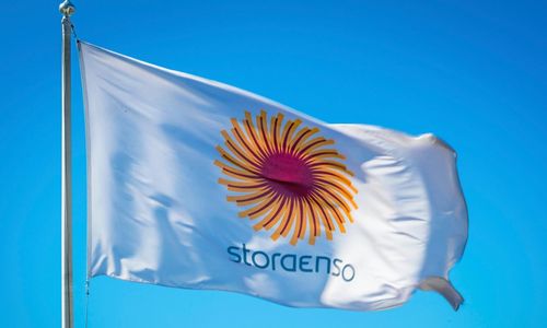 Minskat sug efter böjd kartong