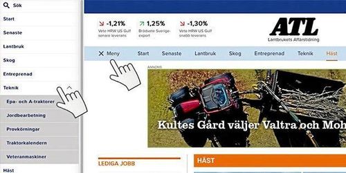 Enklare att hitta provkörningar och A-traktormaterial