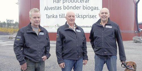 Deras gödsel blir biogas till regionaltrafiken