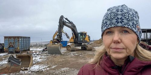 Efter skolbranden: Nu är markarbetena igång