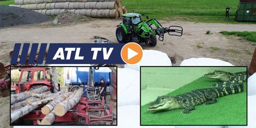 ATL TV: Traktorkraft hjälper till med veden