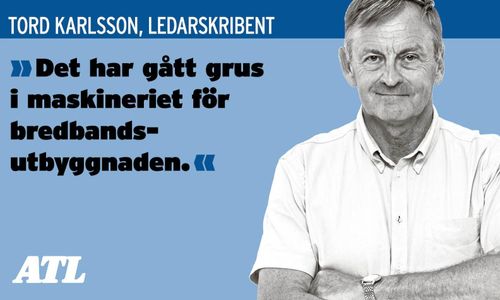 Låt inte bredbandsbygget tappa farten