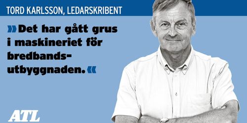 Låt inte bredbandsbygget tappa farten