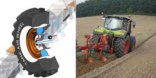 Däcktrycksreglering direkt i fälgen