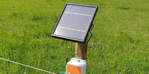 Stängselvakt får solceller