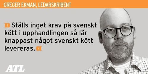 ”Ironiskt att köttet serverats på privatägda prestigeskolor”