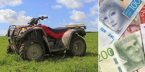 Varning: Fyrhjuling ger lantbrukare skattesmäll