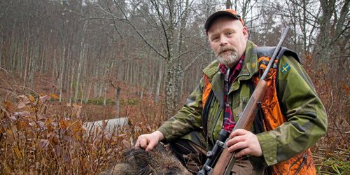 Jägaren som är vildsvinens skräck