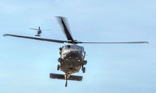 Se Black Hawk-pilotens film från släckningsarbetet