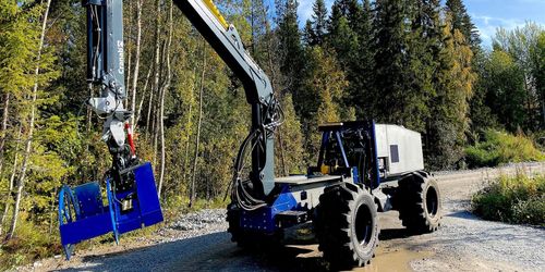 Autonom skogsmaskin redo för tuffa fälttester
