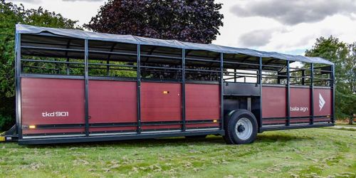 Nya djurvagnar lastar upp till nio ton