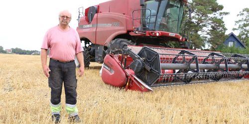 Branden i tröskan tog 13 ton vete